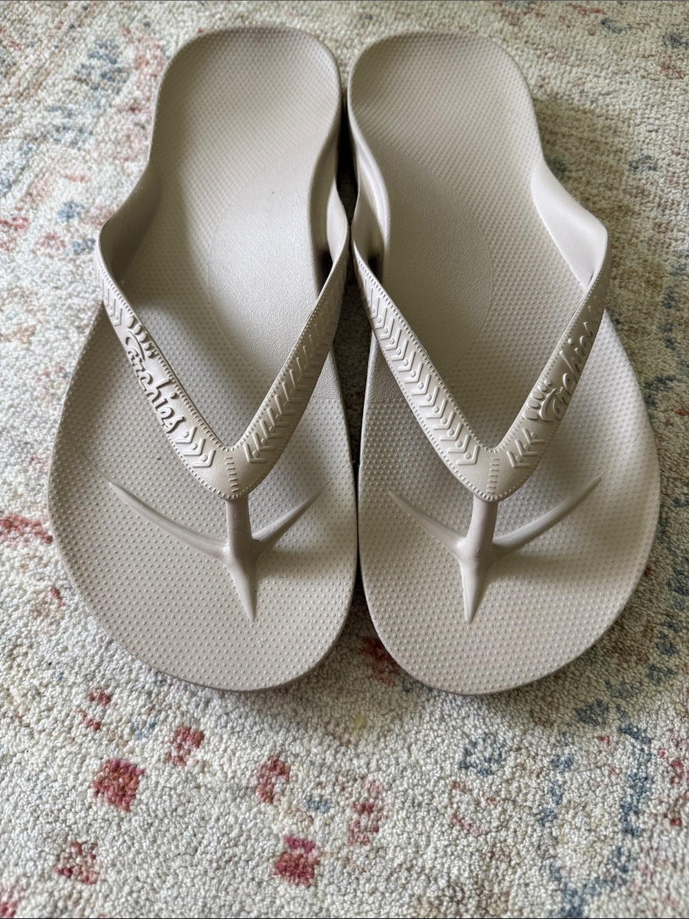 Archies Taupe Arch Support Flip Flops women’s 13 - Picture 8 of 8